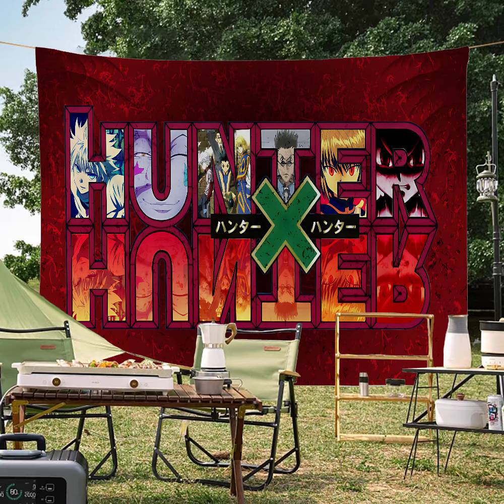 Science Hunter - Bandera Grande con Estampado de Cazador