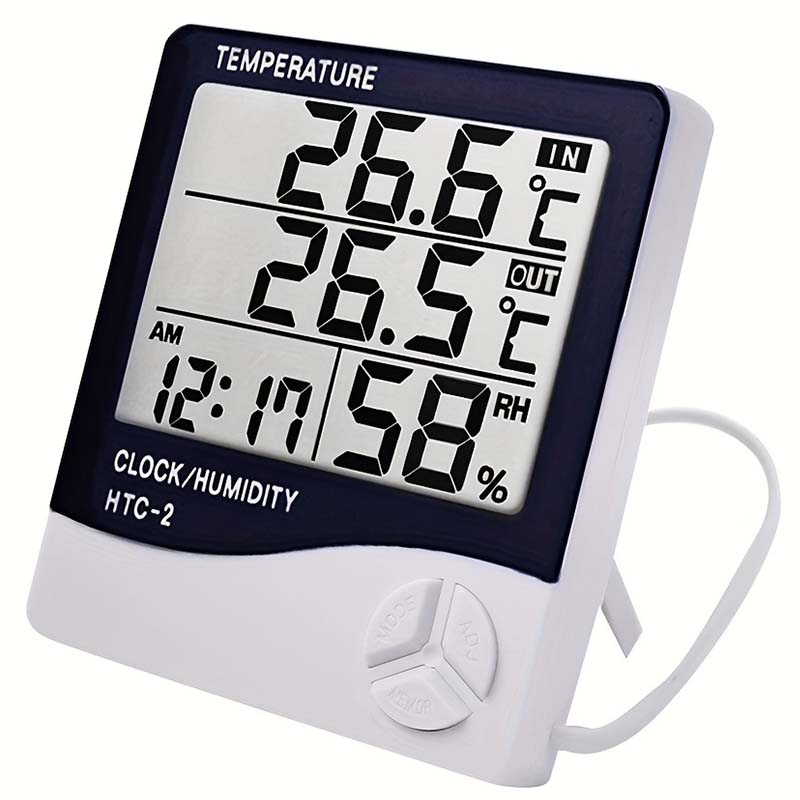 Termómetro Digital LCD, higróm - Weather Station Indoor reseña y precio