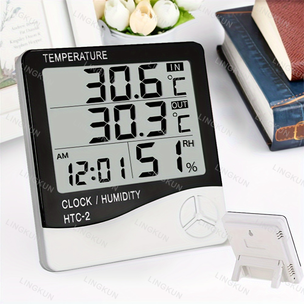 Termómetro Digital LCD, higróm - Weather Station Indoor reseña y precio