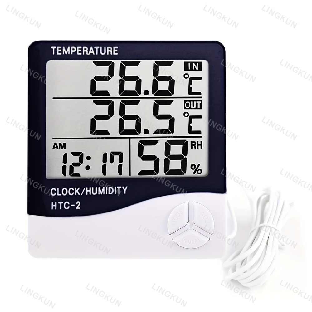 Termómetro Digital LCD, higróm - Weather Station Indoor reseña y precio