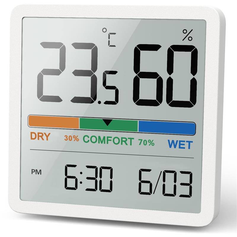 NOKLEAD medidor de humedad y t - Weather Station Indoor reseña y precio