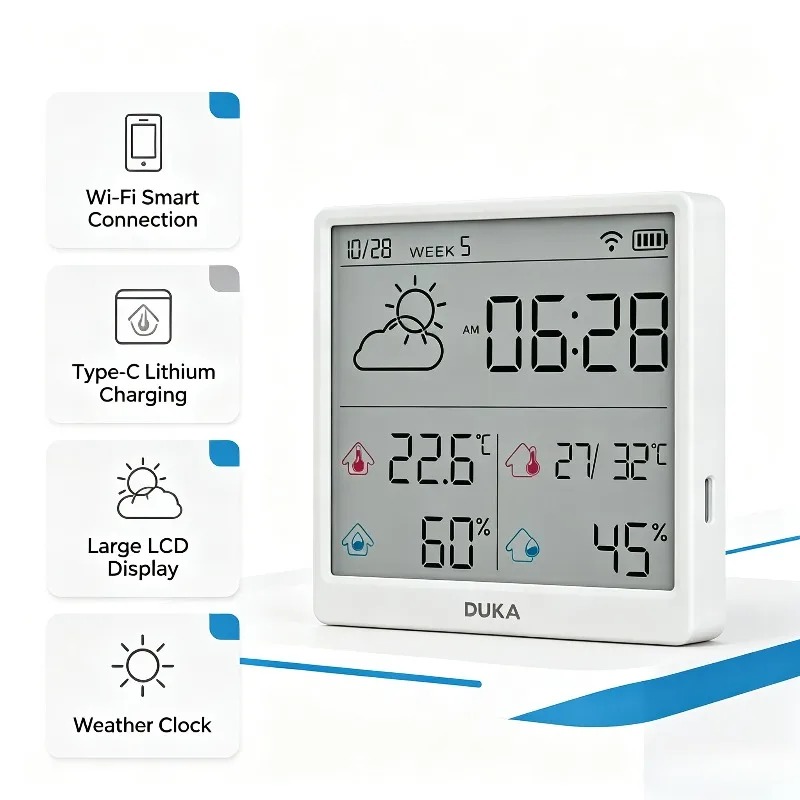 DUKA ATuMan: sensor inteligent - Weather Station Indoor reseña y precio